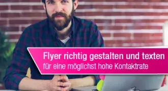Flyer richtig gestalten und texten