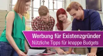 Werbung für Existenzgründer