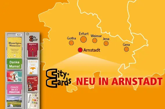 CityCards jetzt auch in Arnstadt CityCards jetzt auch in Arnstadt