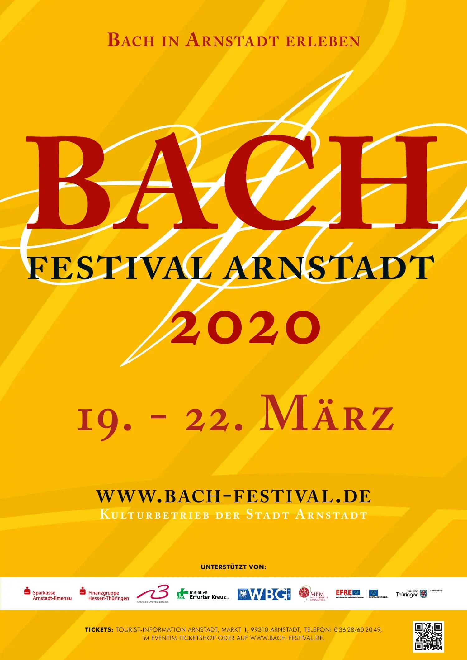 Bach-Festival Plakat 2020