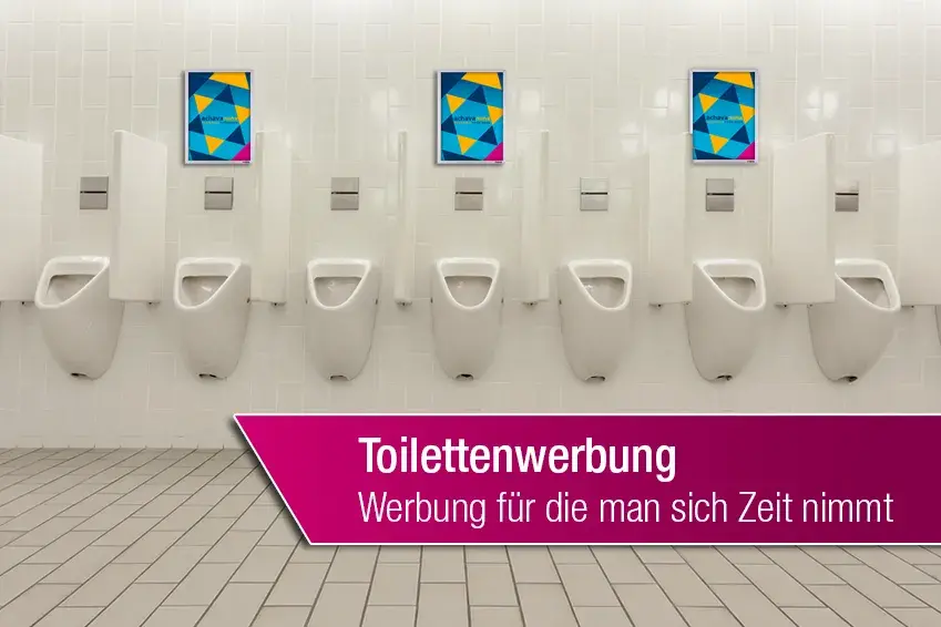 Toilettenwerbung Toilettenwerbung