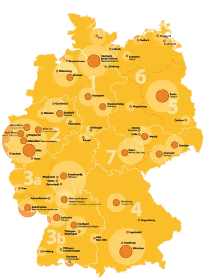 Deutschlandkarte Deutschlandkarte