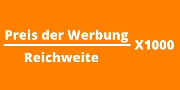 Tausend-Kontakt-Preis, Berechnung Tausend-Kontakt-Preis