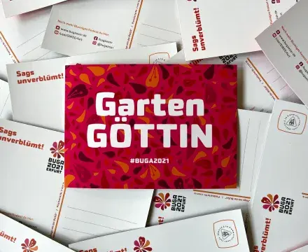 CityCards Kampagne der BUGA in Erfurt 2021