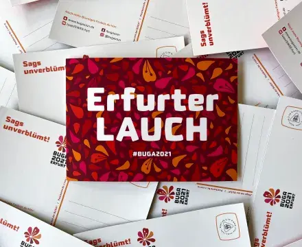 CityCards Kampagne der BUGA in Erfurt 2021