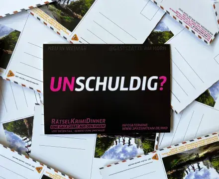 CityCards Kampagne Rätsel Krimi Dinner